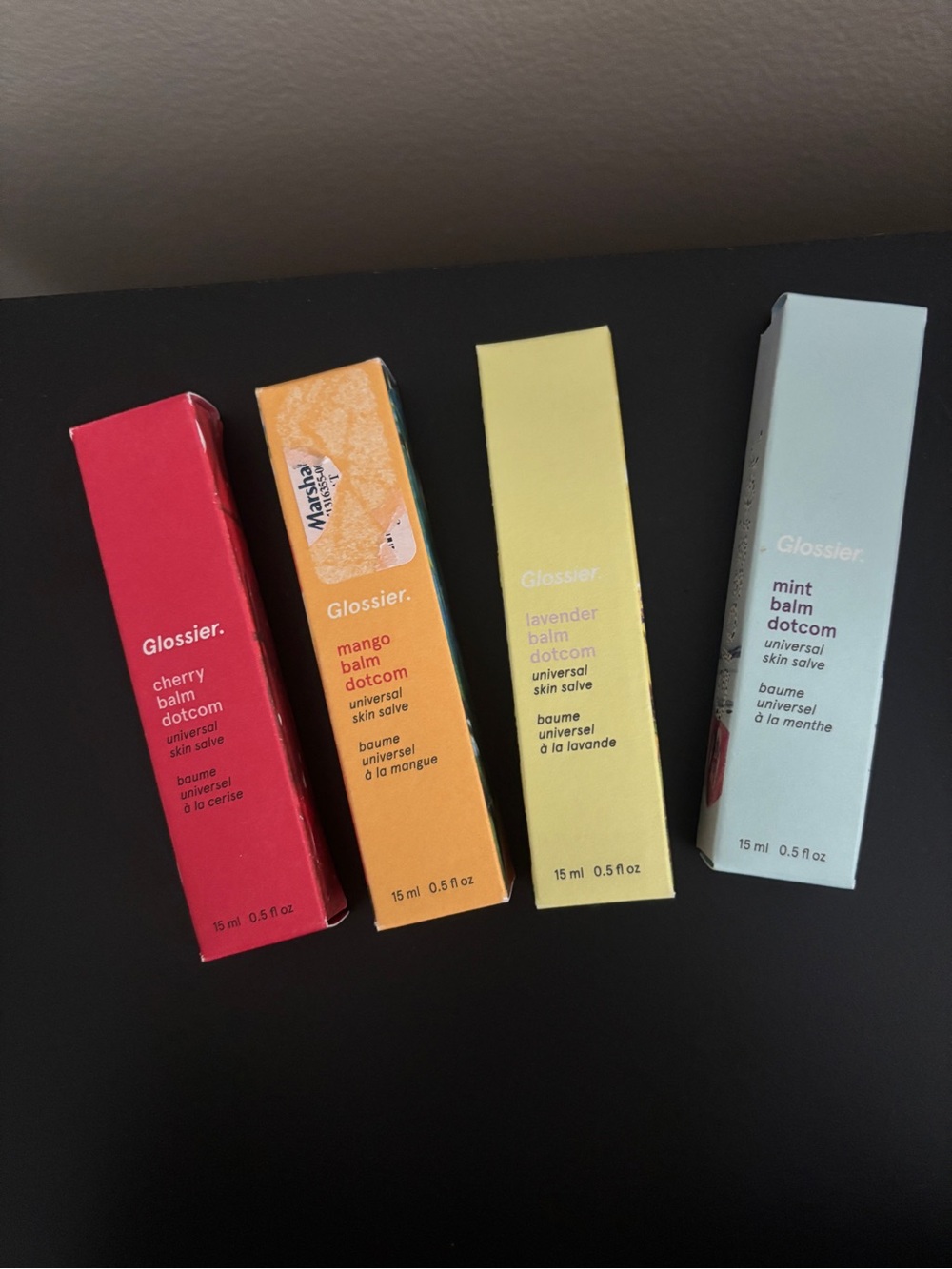 Glossier Original formula balm dot com bundle